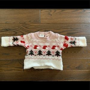 Zara Baby Christmas Sweater, size 6-9m/74cm